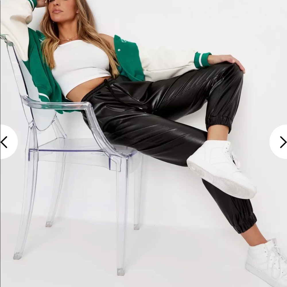 COPY - Faux leather sweatpants